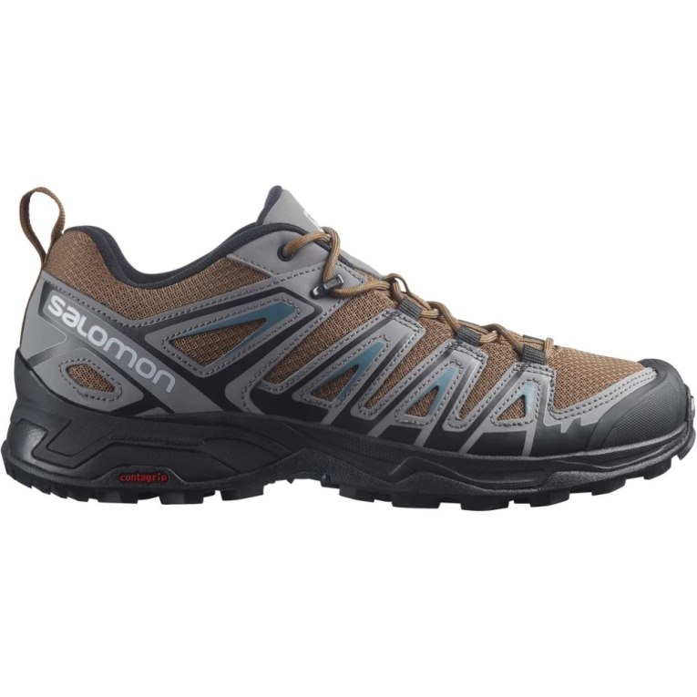 Salomon X Ultra Pioneer Turisticke Topanky Panske Hnede Siva | SK 1HEMTO